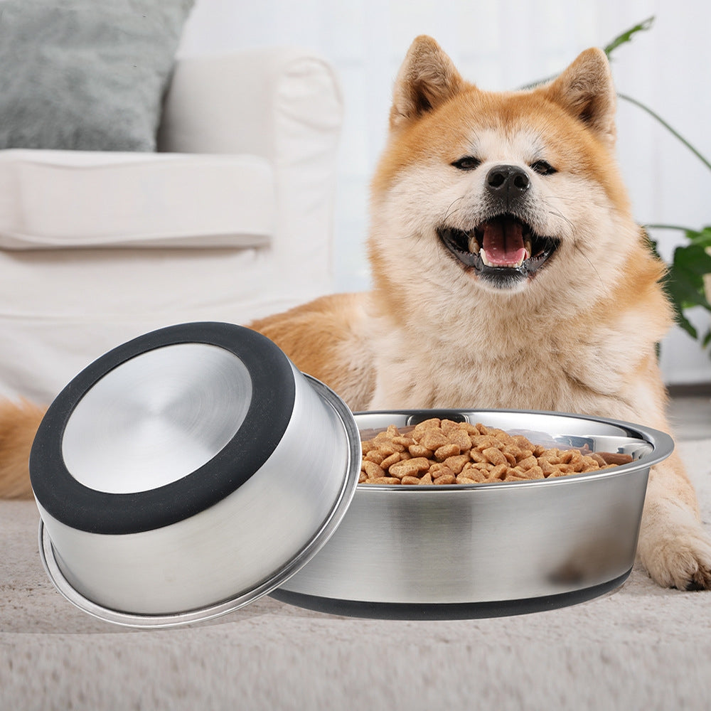 Discover the Ultimate Silicone Stainless Steel Feeding Bowl for Your Pets
