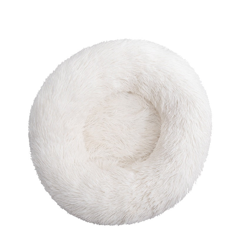 Round Cotton Pet Winter Warm Sleeping Bed Kennel