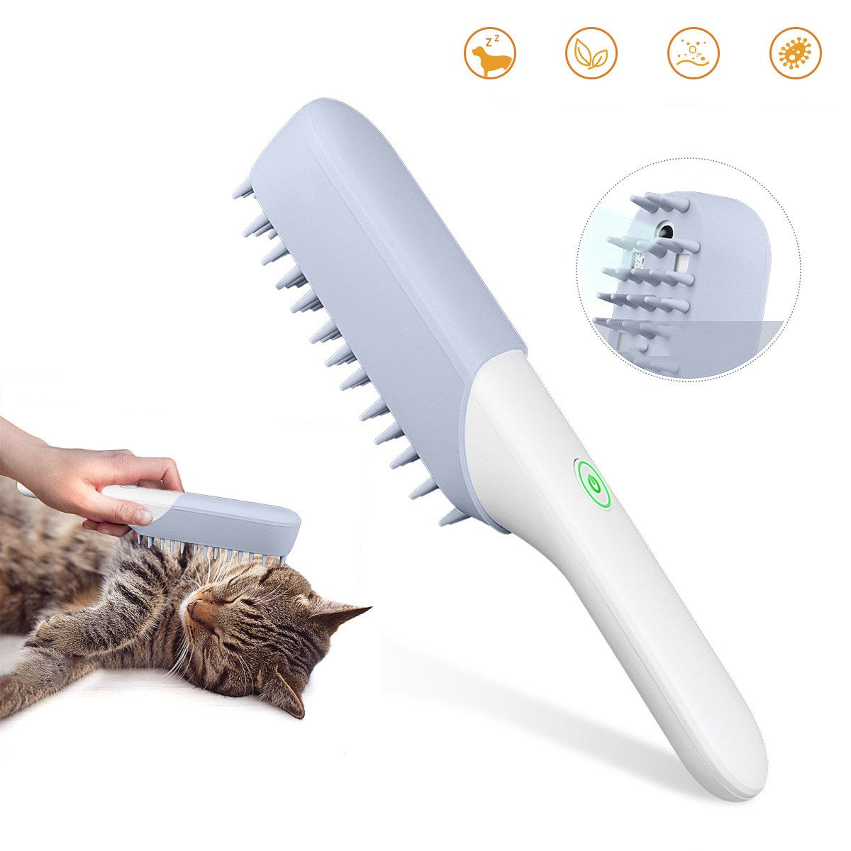 Elevate Your Pet's Grooming Experience with Our Silicone Massage Grooming Brush