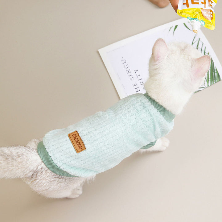 Warm Cozy Knit Sweater Clothing For Pets